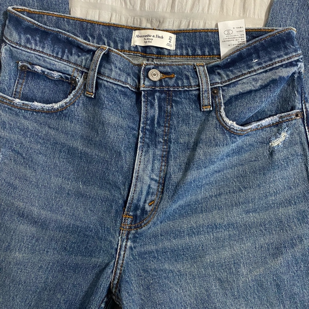Abercrombie skinny high rise jeans - Picture 2 of 7